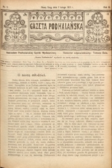 Gazeta Podhalańska. 1915, nr 5
