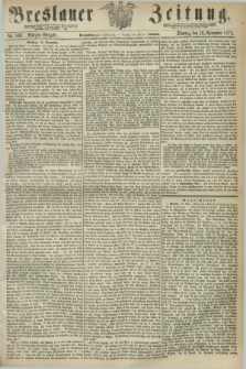 Breslauer Zeitung. Jg.53, Nr. 530 (12 November 1872) - Morgen-Ausgabe + dod.