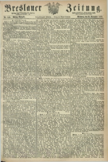 Breslauer Zeitung. Jg.53, Nr. 545 (20 November 1872) - Mittag-Ausgabe
