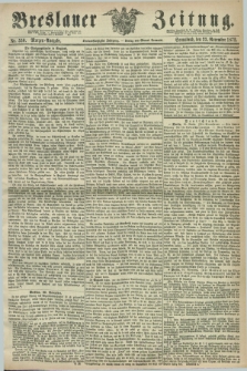 Breslauer Zeitung. Jg.53, Nr. 550 (23 November 1872) - Morgen-Ausgabe + dod.