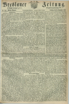 Breslauer Zeitung. Jg.53, Nr. 552 (24 November 1872) - Morgen-Ausgabe + dod.