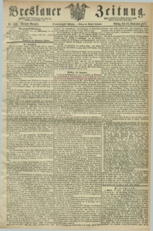 Breslauer Zeitung. Jg.53, Nr. 560 (29 November 1872) - Morgen-Ausgabe + dod.