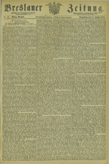 Breslauer Zeitung. Jg.54, Nr. 18 (11 Januar 1873) - Mittag-Ausgabe