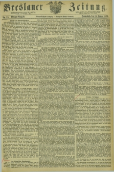 Breslauer Zeitung. Jg.54, Nr. 29 (18 Januar 1873) - Morgen-Ausgabe + dod.