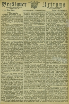 Breslauer Zeitung. Jg.54, Nr. 34 (21 Januar 1873) - Mittag-Ausgabe