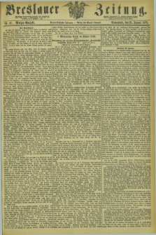 Breslauer Zeitung. Jg.54, Nr. 41 (25 Januar 1873) - Morgen-Ausgabe + dod.