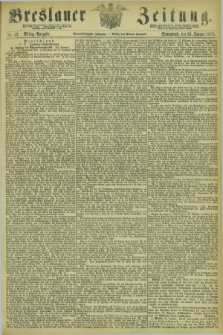 Breslauer Zeitung. Jg.54, Nr. 42 (25 Januar 1873) - Mittag-Ausgabe