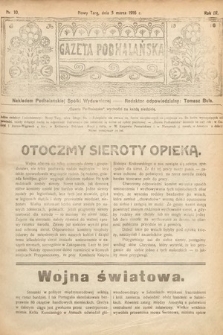 Gazeta Podhalańska. 1916, nr 10