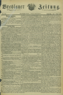 Breslauer Zeitung. Jg.54, Nr. 157 (3 April 1873) + dod.