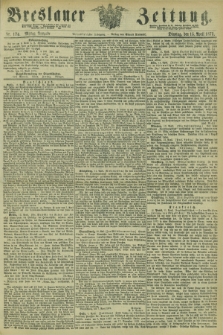Breslauer Zeitung. Jg.54, Nr. 174 (15 April 1873) - Mittag-Ausgabe