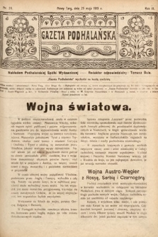 Gazeta Podhalańska. 1915, nr 20