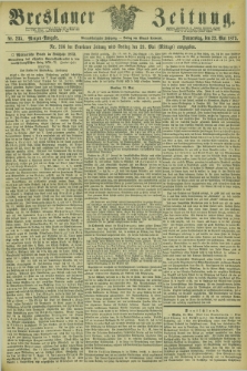 Breslauer Zeitung. Jg.54, Nr. 235 (23 Mai 1873) - Morgen-Ausgabe + dod.