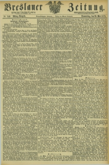 Breslauer Zeitung. Jg.54, Nr. 246 (29 Mai 1873) - Mittag-Ausgabe