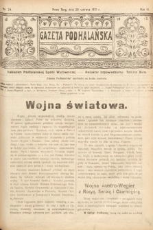 Gazeta Podhalańska. 1915, nr 24