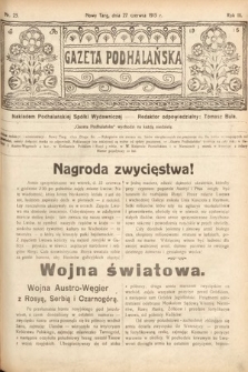 Gazeta Podhalańska. 1915, nr 25