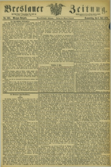 Breslauer Zeitung. Jg.54, Nr. 303 (3 Juli 1873) - Morgen-Ausgabe + dod.