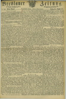 Breslauer Zeitung. Jg.54, Nr. 354 (1 August 1873) - Mittag-Ausgabe