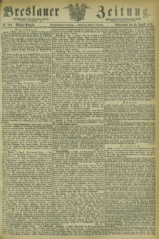 Breslauer Zeitung. Jg.54, Nr. 380 (16 August 1873) - Mittag-Ausgabe