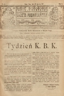 Gazeta Podhalańska. 1917, nr 5