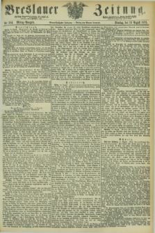 Breslauer Zeitung. Jg.54, Nr. 384 (19 August 1873) - Mittag-Ausgabe