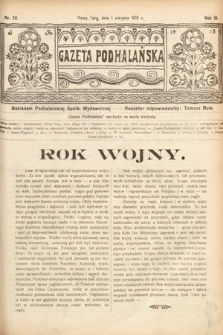 Gazeta Podhalańska. 1915, nr 30