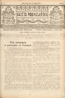 Gazeta Podhalańska. 1915, nr 31