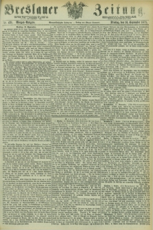Breslauer Zeitung. Jg.54, Nr. 431 (16 September 1873) - Morgen-Ausgabe + dod.