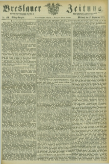 Breslauer Zeitung. Jg.54, Nr. 434 (17 September 1873) - Mittag-Ausgabe