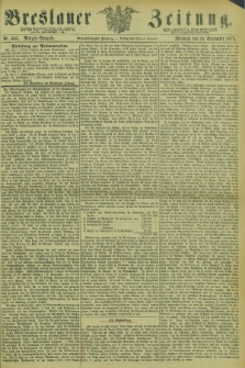 Breslauer Zeitung. Jg.54, Nr. 445 (24 September 1873) - Morgen-Ausgabe + dod.