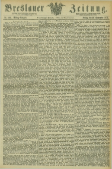 Breslauer Zeitung. Jg.54, Nr. 450 (26 September 1873) - Mittag-Ausgabe