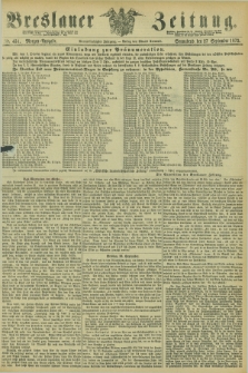 Breslauer Zeitung. Jg.54, Nr. 451 (27 September 1873) - Morgen-Ausgabe + dod.