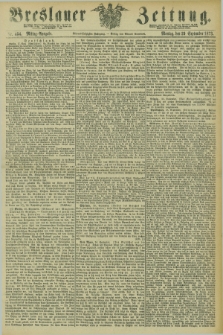 Breslauer Zeitung. Jg.54, Nr. 454 (29 September 1873) - Mittag-Ausgabe