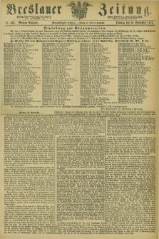 Breslauer Zeitung. Jg.54, Nr. 455 (30 September 1873) - Morgen-Ausgabe + dod.