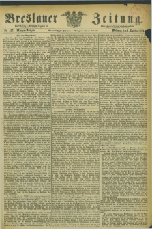 Breslauer Zeitung. Jg.54, Nr. 457 (1 October 1873) - Morgen-Ausgabe + dod.