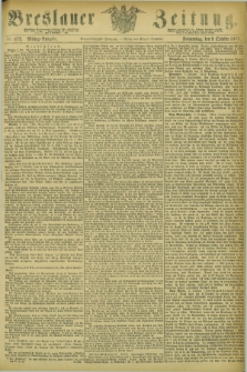 Breslauer Zeitung. Jg.54, Nr. 472 (9 October 1873) - Mittag-Ausgabe