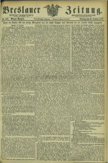 Breslauer Zeitung. Jg.54, Nr. 503 (29 October 1873) - Morgen-Ausgabe + dod.