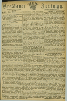 Breslauer Zeitung. Jg.54, Nr. 507 (30 October 1873) - Morgen-Ausgabe + dod.