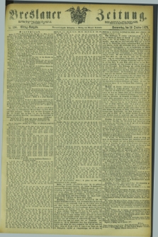 Breslauer Zeitung. Jg.54, Nr. 508 (30 October 1873) - Mittag-Ausgabe