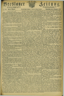 Breslauer Zeitung. Jg.54, Nr. 524 (8 November 1873) - Mittag-Ausgabe