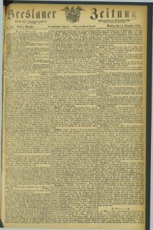Breslauer Zeitung. Jg.54, Nr. 526 (10 November 1873) - Mittag-Ausgabe