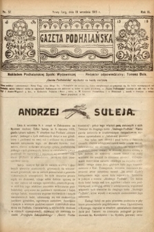 Gazeta Podhalańska. 1915, nr 37