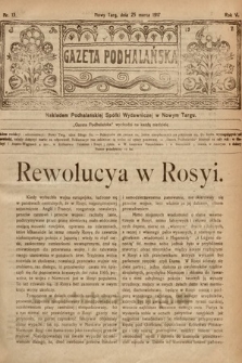 Gazeta Podhalańska. 1917, nr 13