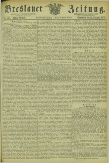Breslauer Zeitung. Jg.54, Nr. 548 (22 November 1873) - Mittag-Ausgabe