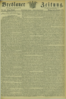 Breslauer Zeitung. Jg.54, Nr. 550 (24 November 1873) - Mittag-Ausgabe