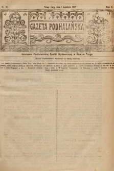 Gazeta Podhalańska. 1917, nr 14