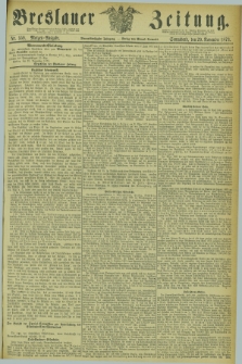 Breslauer Zeitung. Jg.54, Nr. 559 (29 November 1873) - Morgen-Ausgabe + dod.