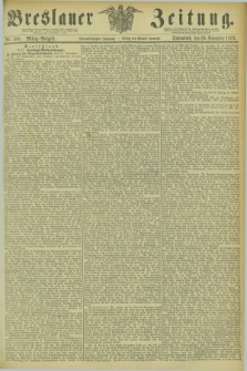 Breslauer Zeitung. Jg.54, Nr. 560 (29 November 1873) - Mittag-Ausgabe
