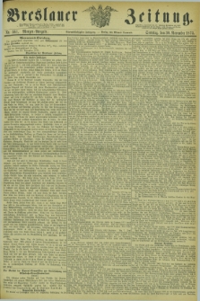 Breslauer Zeitung. Jg.54, Nr. 561 (30 November 1873) - Morgen-Ausgabe + dod.