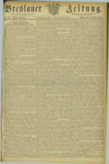 Breslauer Zeitung. Jg.54, Nr. 570 (5 December 1873) - Mittag-Ausgabe