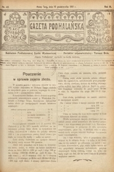 Gazeta Podhalańska. 1915, nr 40